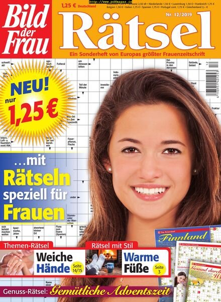 Bild der Frau Ratsel – Dezember 2019 Cover