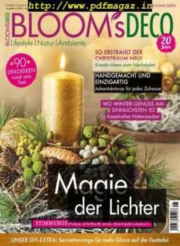 Bloom’s Deco – November-Dezember 2019