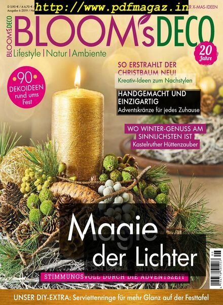 Bloom’s Deco – November-Dezember 2019 Cover