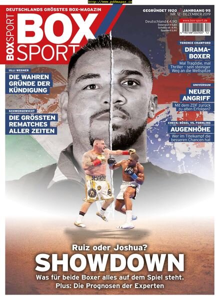 BoxSport – Januar 2020 Cover