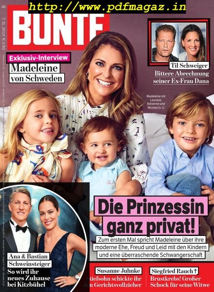 Bunte – 7 November 2019 Cover