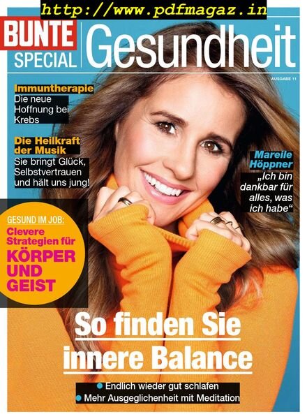 Bunte Gesundheit – Nr.11, 2019 Cover