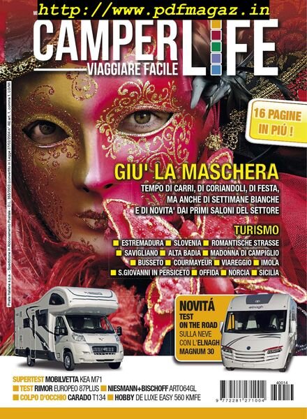Camper Life – Febbraio 2014 Cover