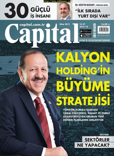 Capital – 01 Ekim 2019 Cover