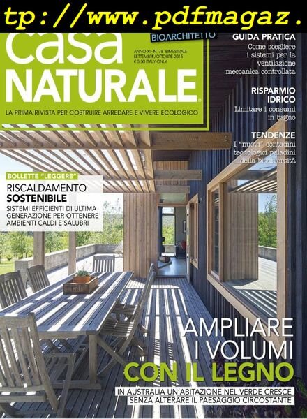 Casa Naturale – Settembre-Ottobre 2015 Cover