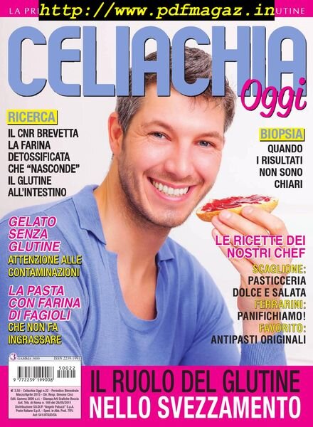 Celiachia Oggi – Marzo-Aprile 2015 Cover