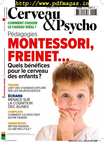 Cerveau & Psycho – decembre 2019 Cover