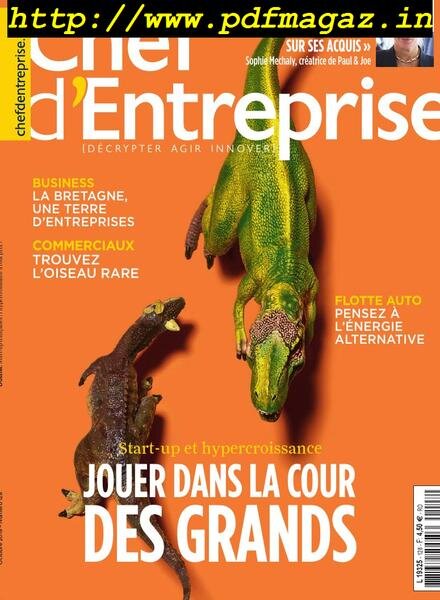 Chef d’Entreprise – octobre 2019 Cover
