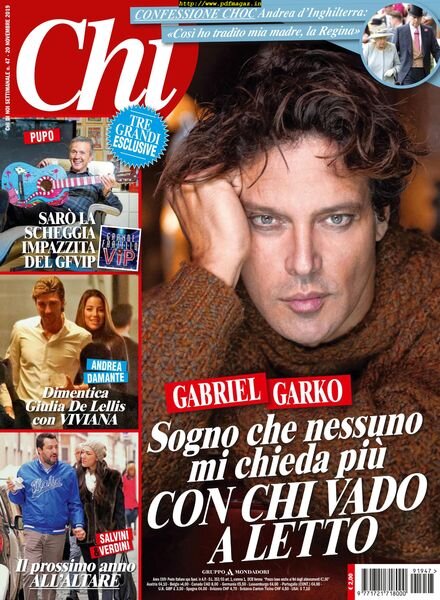 Chi – 20 novembre 2019 Cover