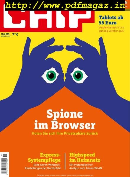 Chip Germany – November 2019 Cover