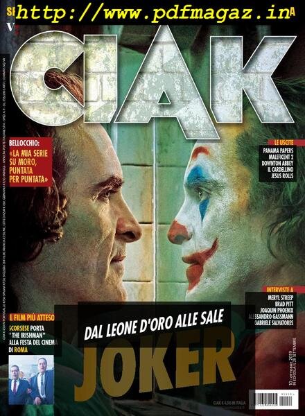 Ciak – Ottobre 2019 Cover