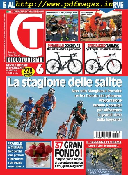 Cicloturismo – Giugno 2014 Cover