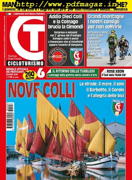 Cicloturismo – Giugno 2016 Cover