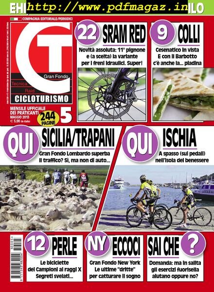 Cicloturismo – Maggio 2013 Cover