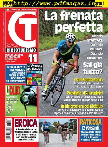 Cicloturismo – Novembre 2015 Cover