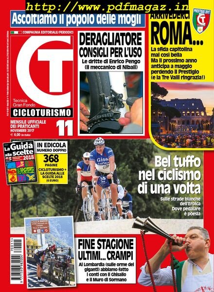 Cicloturismo – Novembre 2017 Cover