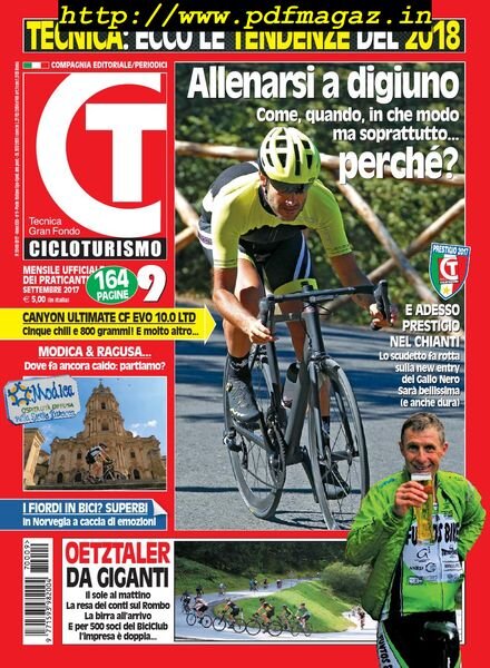 Cicloturismo – Settembre 2017 Cover