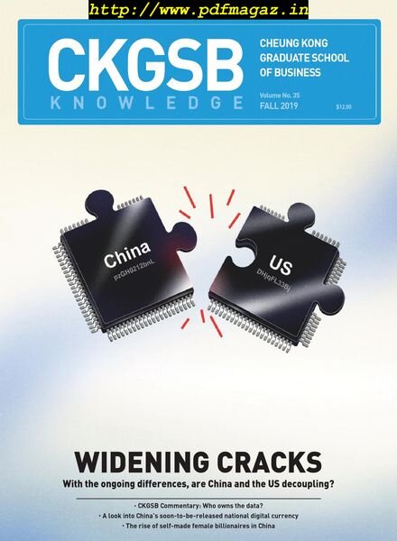 CKGSB Knowledge – November 2019 Cover