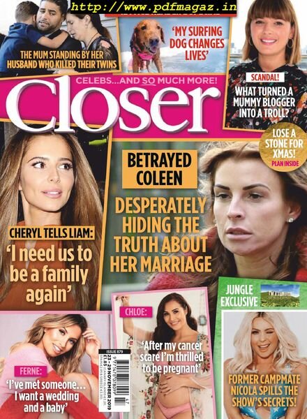 Closer UK – 27 November 2019 Cover