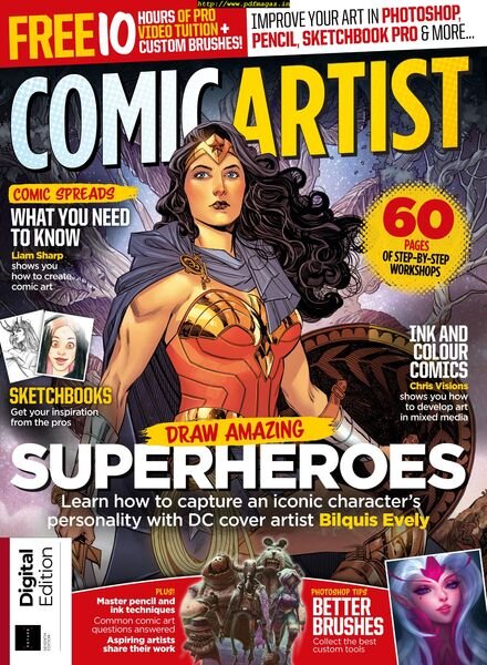 Comic Artist – October 2019 Cover