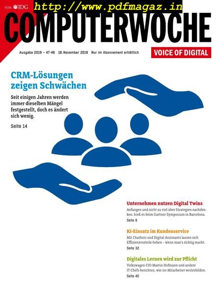 Computerwoche – 18 November 2019 Cover