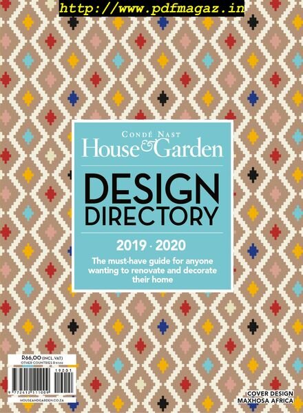 Conde Nast House & Garden Design Directory – October 2019 Cover