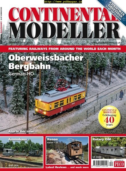 Continental Modeller – December 2019 Cover