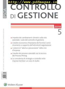 Controllo di gestione – Settembre-Ottobre 2019