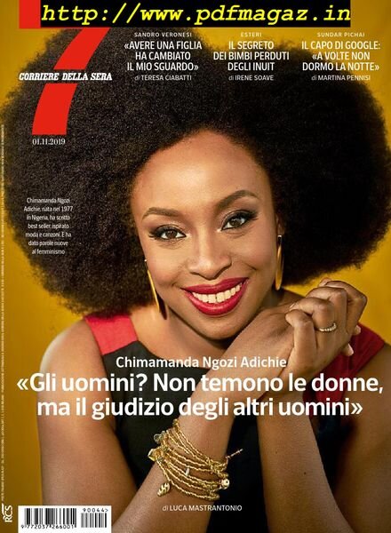 Corriere della Sera Sette – 1 Novembre 2019 Cover