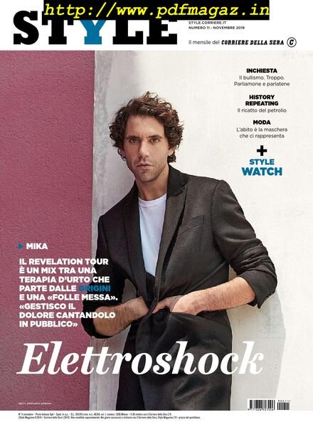 Corriere della Sera Style – novembre 2019 Cover