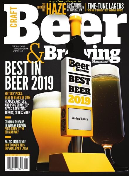 Craft Beer & Brewing – December 2019-January 2020 Cover