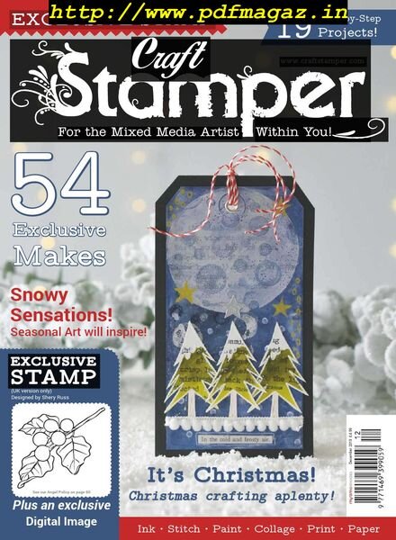 Craft Stamper – December 2019 Cover