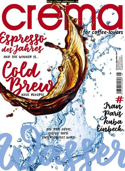 Crema – Oktober-November 2019 Cover