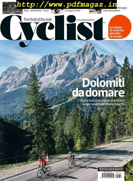 Cyclist Italia – Novembre 2019 Cover