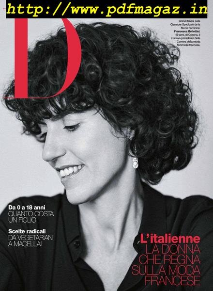 D la Repubblica – 12 Ottobre 2019 Cover
