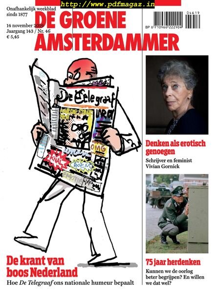 De Groene Amsterdammer – 15 november 2019 Cover