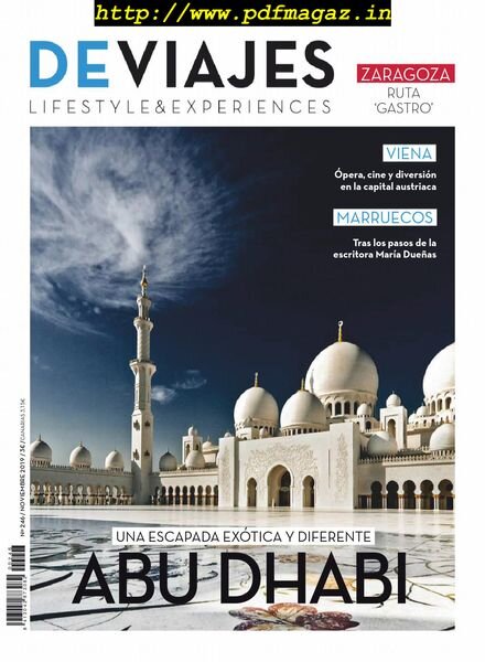 De Viajes – noviembre 2019 Cover