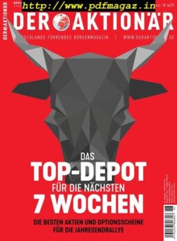 Der Aktionar – 07 November 2019