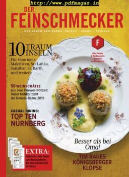 Der Feinschmecker – Dezember 2019