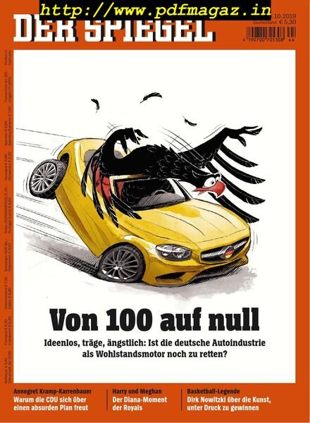 Der Spiegel – 26 Oktober 2019 Cover