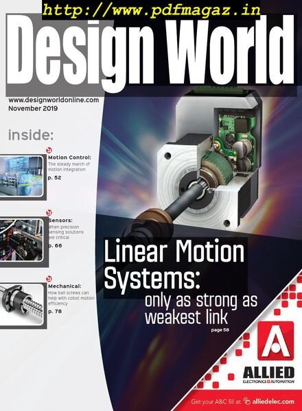 Design World – November 2019 Cover