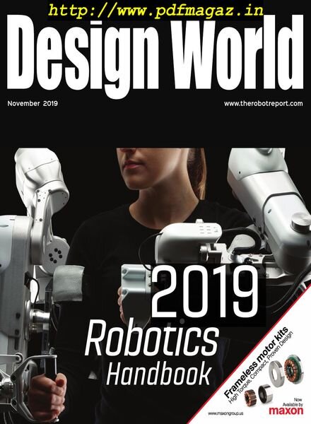 Design World – Robotics Handbook November 2019 Cover