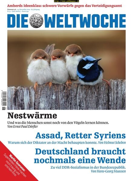Die Weltwoche – 14 November 2019 Cover