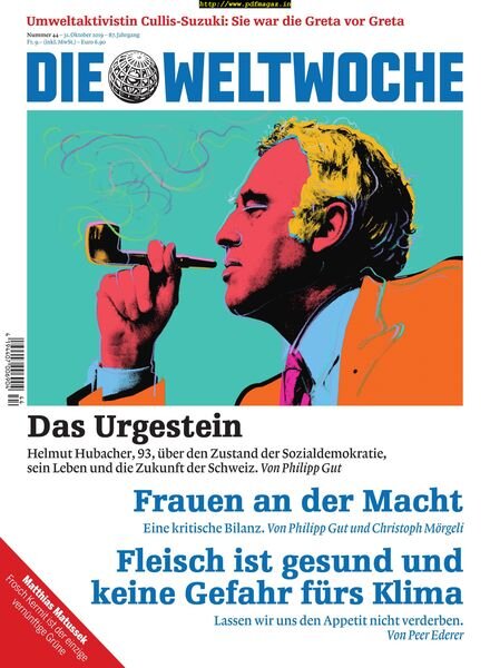 Die Weltwoche – 31 Oktober 2019 Cover