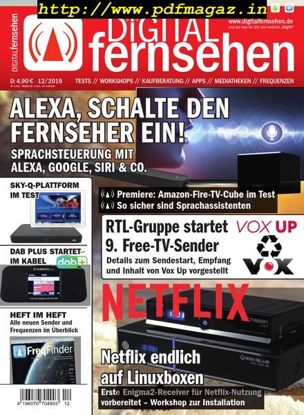 Digital Fernsehen – November 2019 Cover