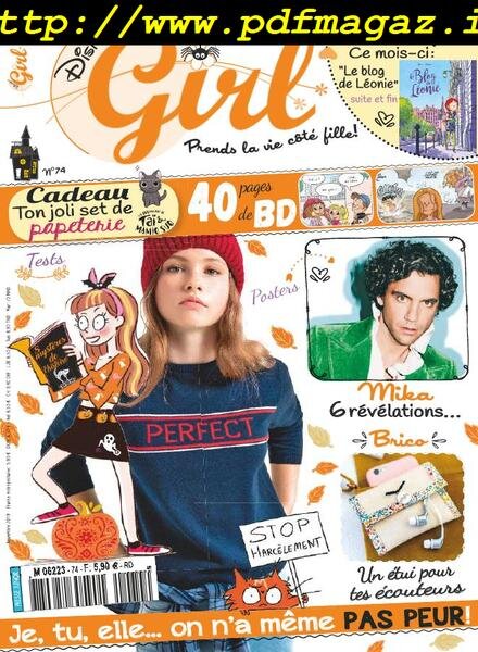 Disney Girl – novembre 2019 Cover