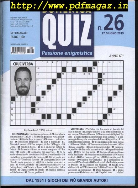 Domenica Quiz – 27 Giugno 2019 Cover