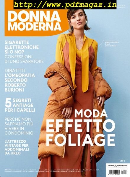 Donna Moderna – 17 ottobre 2019 Cover