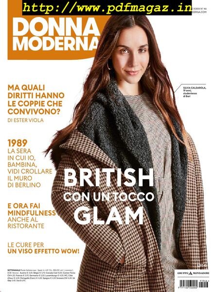 Donna Moderna – 31 ottobre 2019 Cover