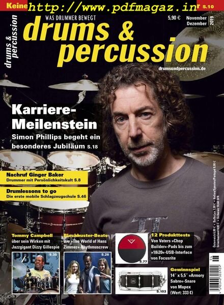 Drums & Percussion – November-Dezember 2019 Cover